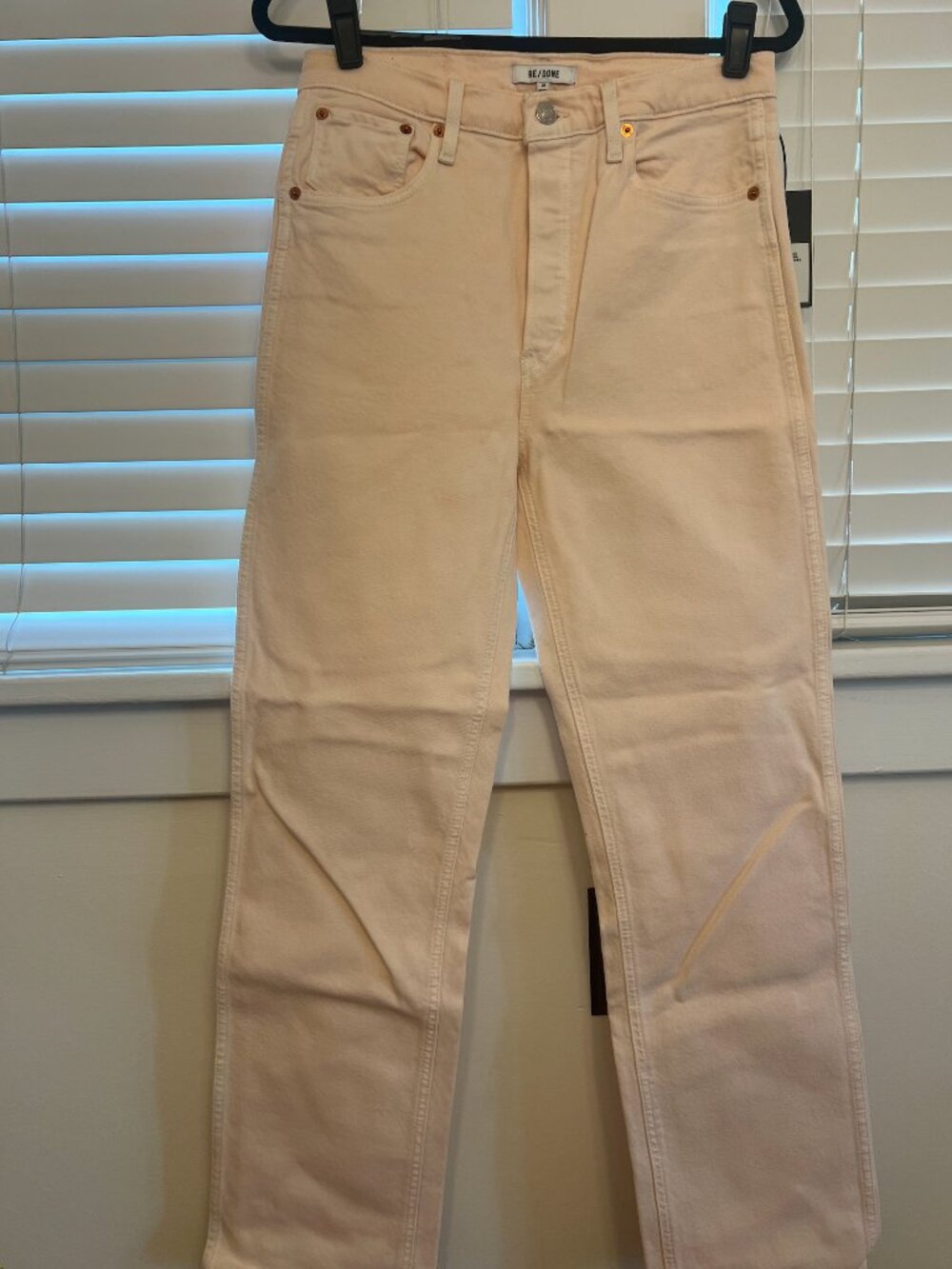 NEW washed Pink Re/Done Jeans